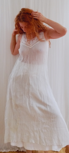 Vintage Cotton Gauze Nightgown
