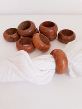 Load image into Gallery viewer, Vintage Wood Napkin Rings
