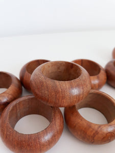 Vintage Wood Napkin Rings