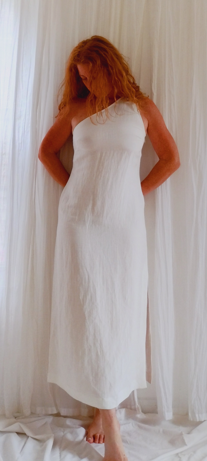 Linen Blend Dress