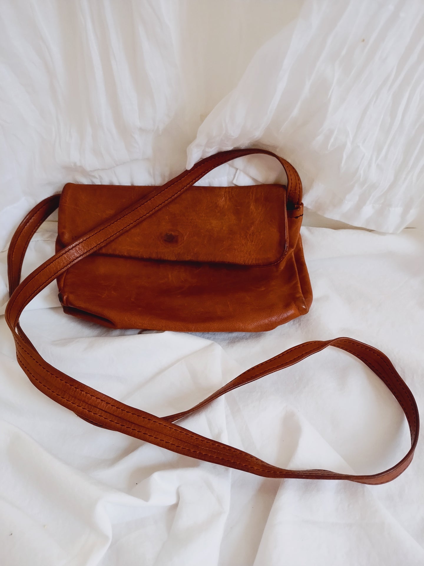 Vintage Leather Mini Purse