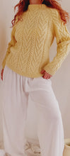 Load image into Gallery viewer, Vintage Butter Fisherman Knit
