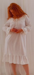 White Cotton Nightgown