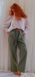 Sage Linen Pants