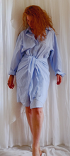 Load image into Gallery viewer, Cotton Shirt Dress With A Twist
