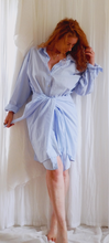 Load image into Gallery viewer, Cotton Shirt Dress With A Twist
