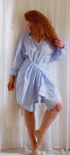 Load image into Gallery viewer, Cotton Shirt Dress With A Twist
