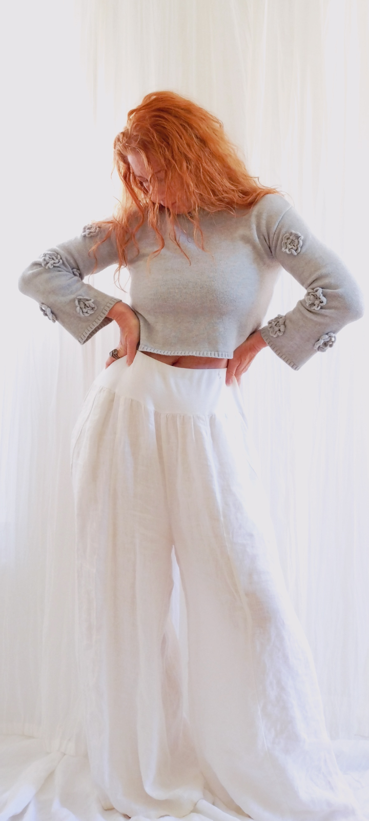 Powder Grey Sweater