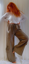 Load image into Gallery viewer, Linen/Cotton Drawstring Pants
