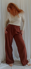 Load image into Gallery viewer, Terracotta Linen Pants
