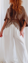Load image into Gallery viewer, Faux Fur Fringe Knit Cardigan
