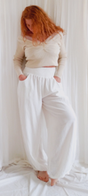 Load image into Gallery viewer, White Balloon Pants
