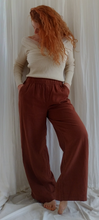 Load image into Gallery viewer, Terracotta Linen Pants
